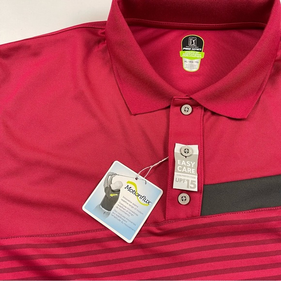 PGA Tour Pro Series Men's Athletic Fit Short Sleeve Polo Golf Shirt Size:XL “New - Picture 8 of 13